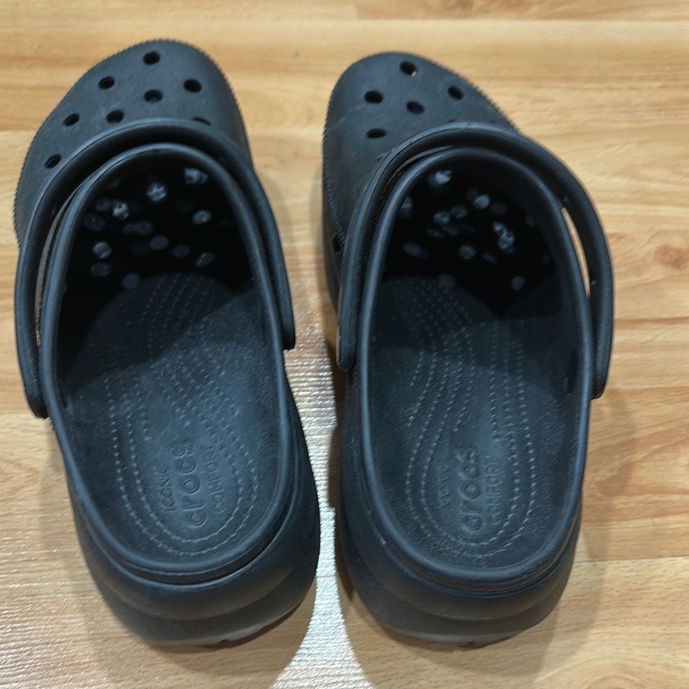 Kids Black Crocs Clogs